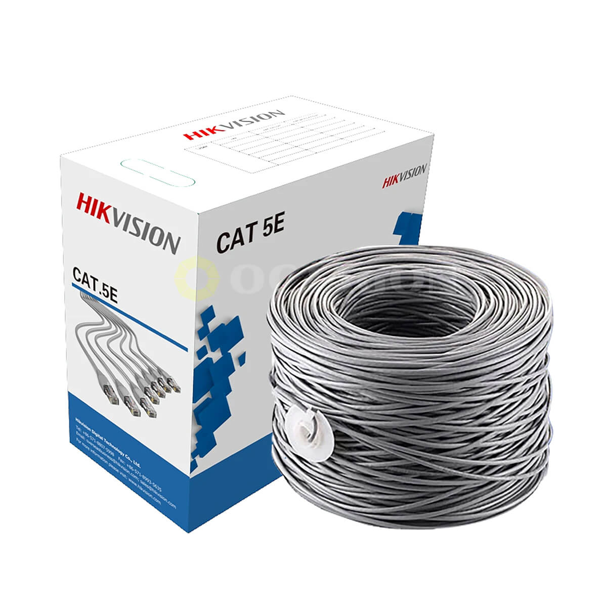 Cable U/UTP categoria 5E gris 25 AWG x 305mts